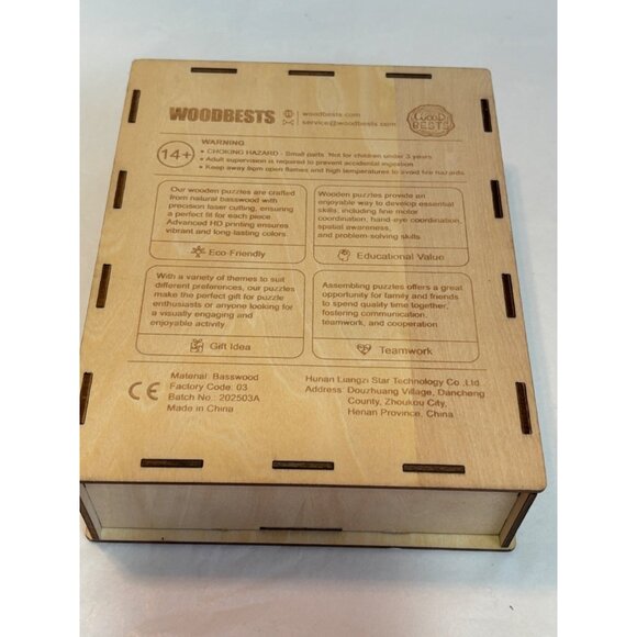 Creative Wooden Puzzles Set W/ Ironclad Dynamo Ocean Mug & Mechanical Steam Trai - Picture 7 of 16